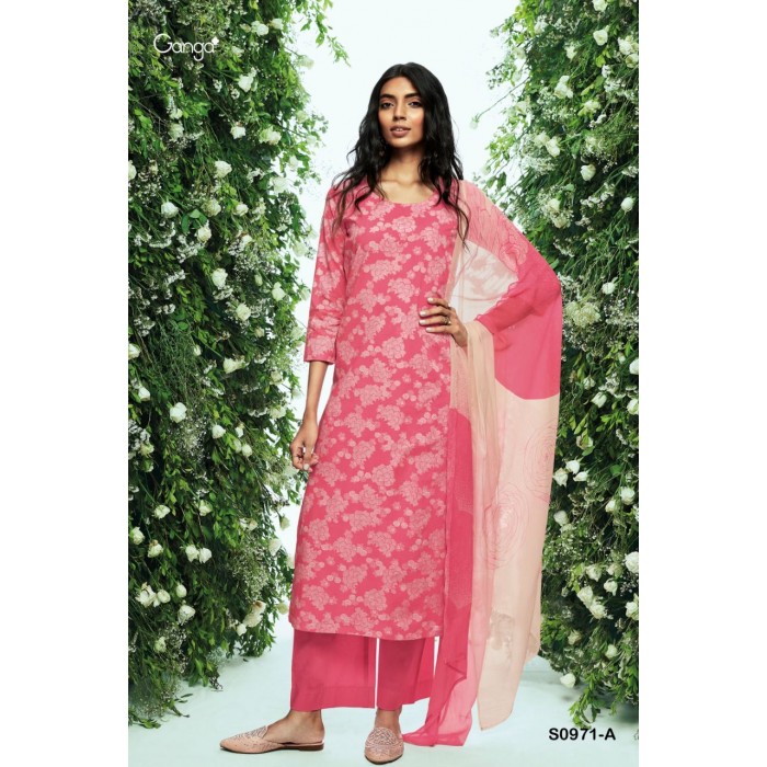 Ganga Melora 971 Primum Cotton Dress Materials 